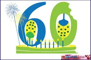 יום הולדת 60 עם נרות
