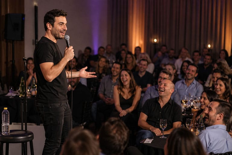 סטנדאפיסט לאירוע פרטי, הבחירה שמביאה את הקהל – מאמר 17 23/04/2026